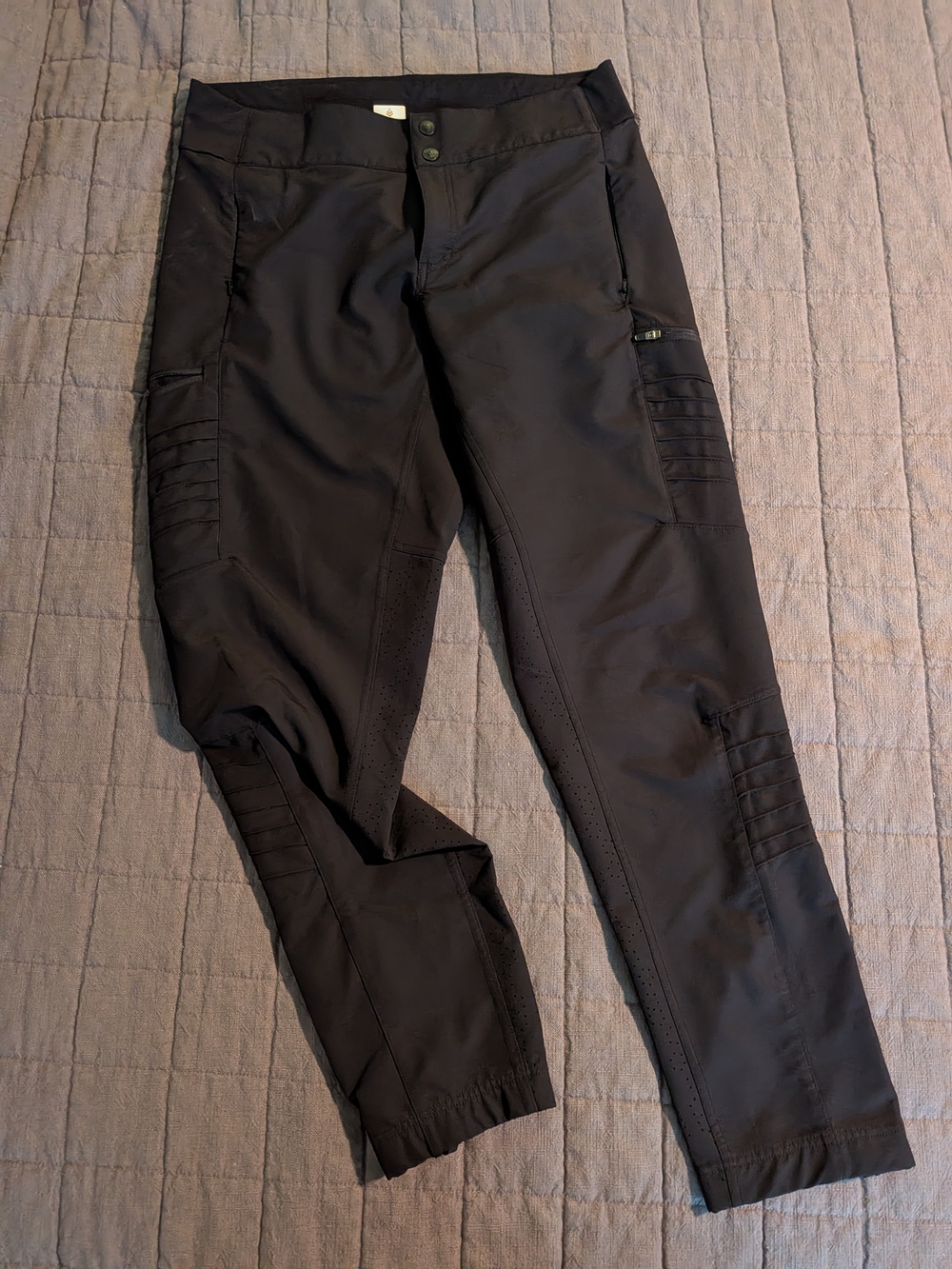 Shredly Vented- ALL TIME Zipper Snap Mid Rise Pant MTB